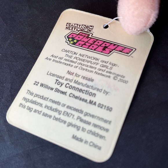 The PowerPuff Girls Blossom plush Cartoon Network VTG 2000 NWT - Picture 6 of 7